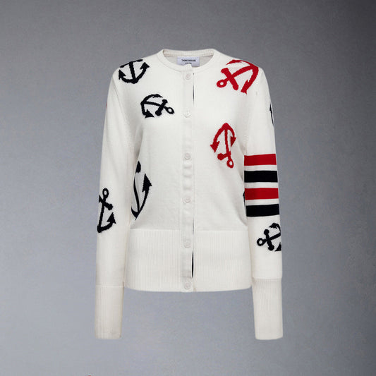 Thom Browne  Women Anchor print Sweaters
