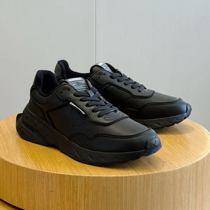 DSQ2 Men's shoe Leather sneakers
