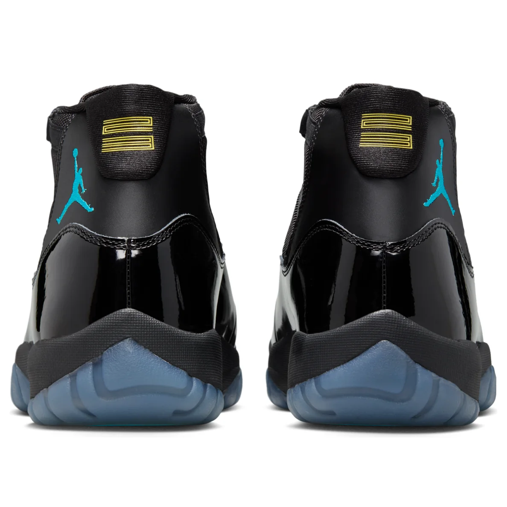 Nike Air Jordan 11 Retro Black & Icy Blue Sneakers