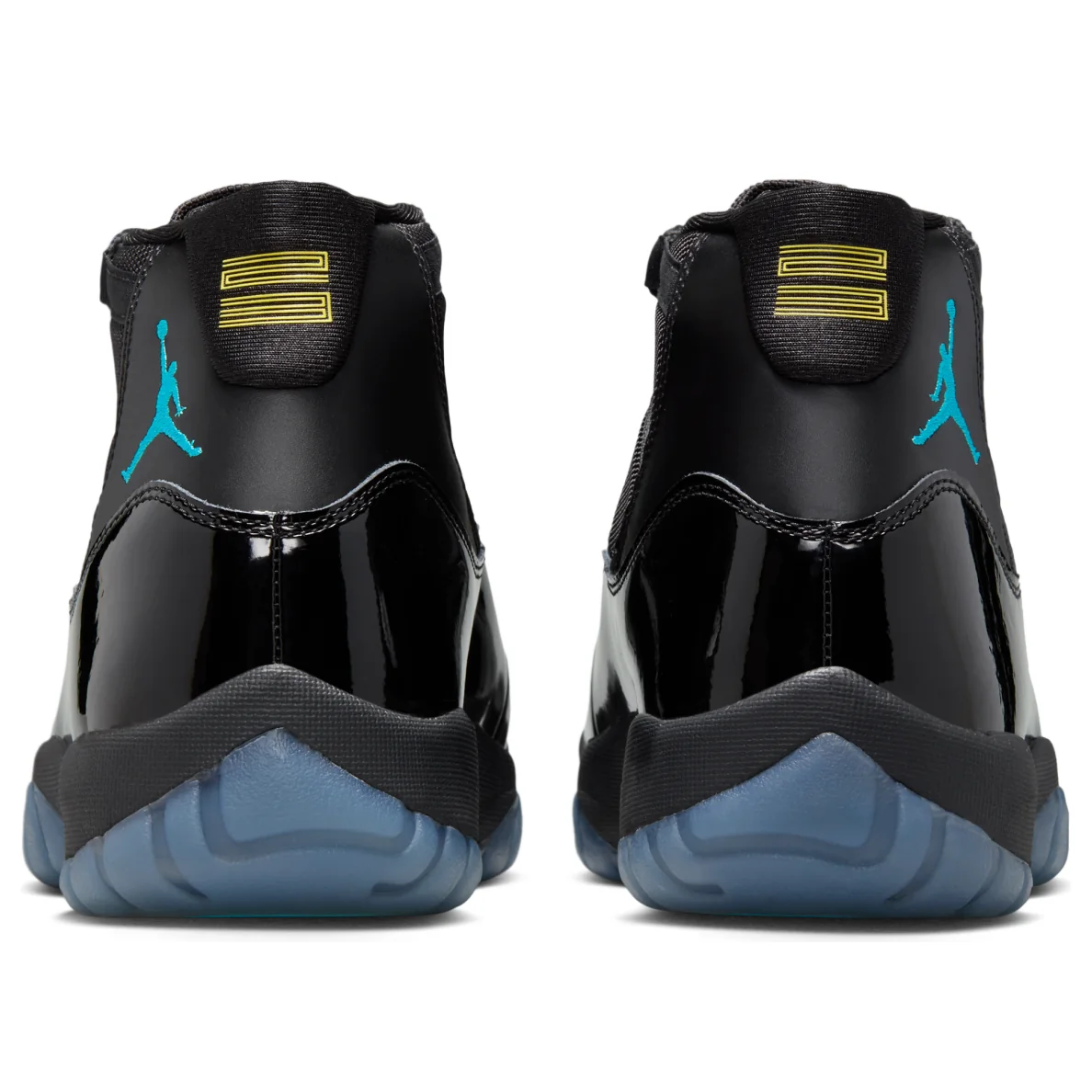 Nike Air Jordan 11 Retro Black & Icy Blue Sneakers