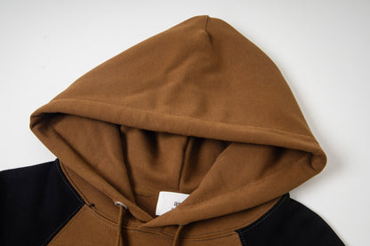 2026 AMI PARIS Unisex Color-blocked hoodie