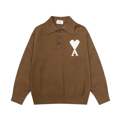 2026 AMI PARIS  Collar Sweater