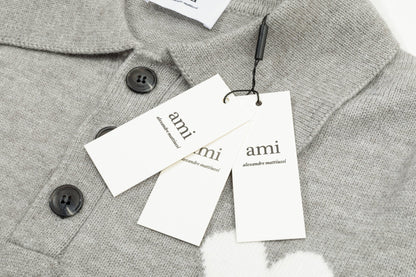 2026 AMI PARIS  Collar Sweater