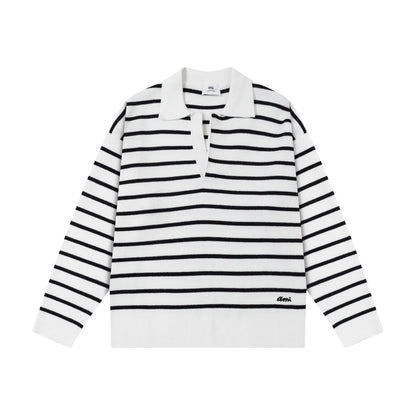 2026 AMI PARIS  striped sweater