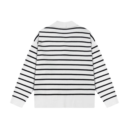 2026 AMI PARIS  striped sweater