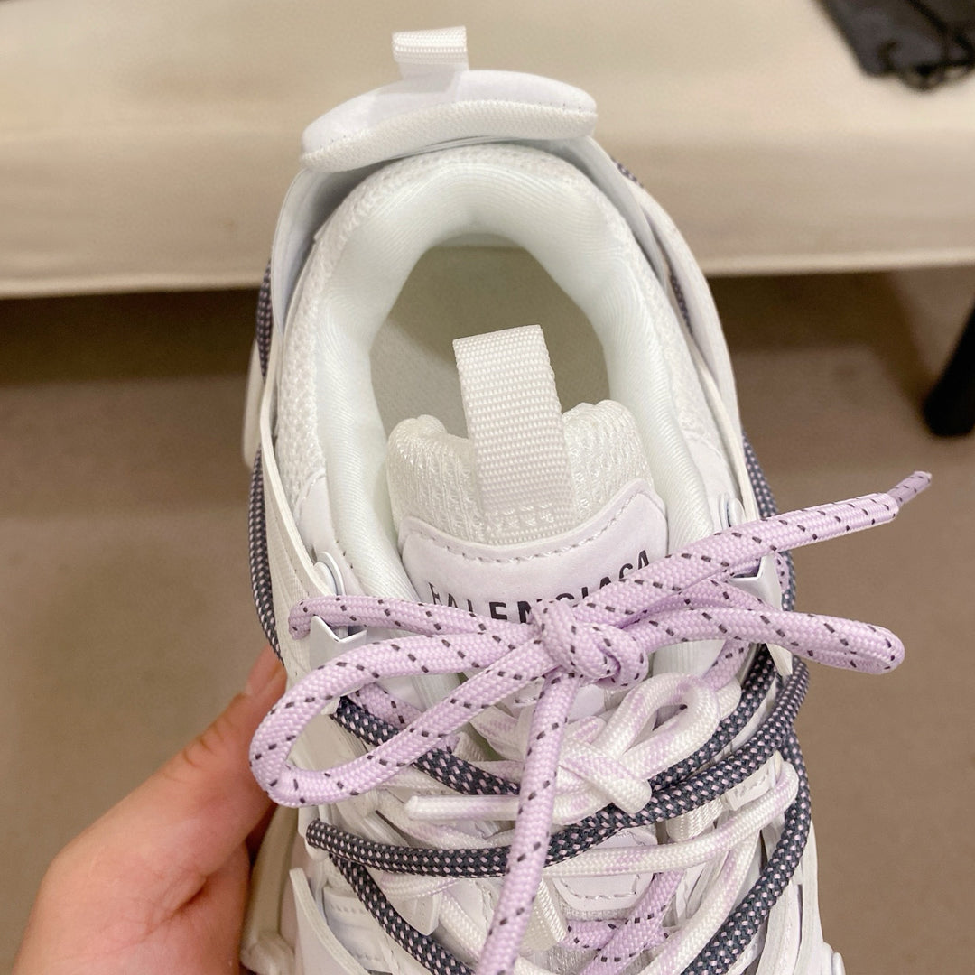 Balenciaga Unisex Distressed Vintage Leather Sneakers | Runway-Inspired Style