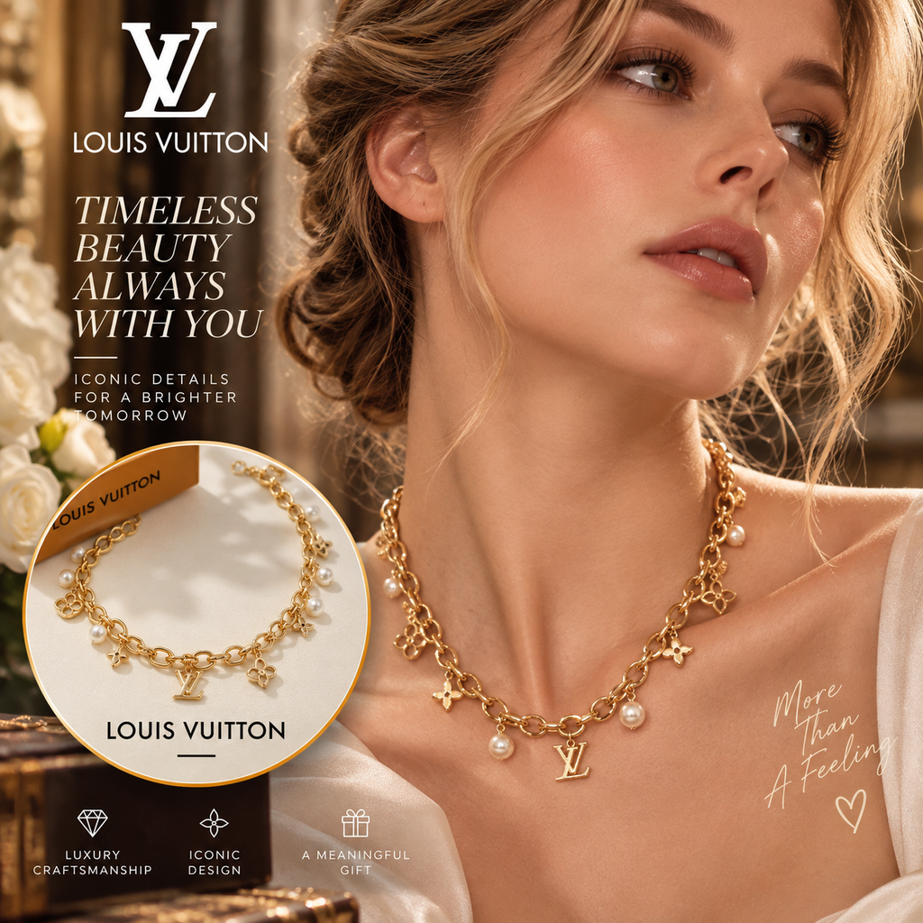 LOUIS VUITTON P100 Pendant Necklace | Fashion Jewelry