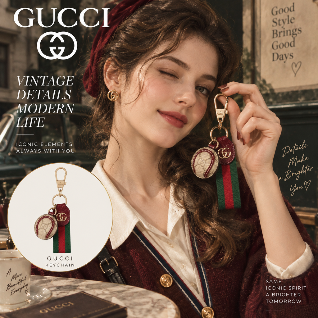 GUCCI Fashion Bag Charm Keychain | Everyday Accessory
