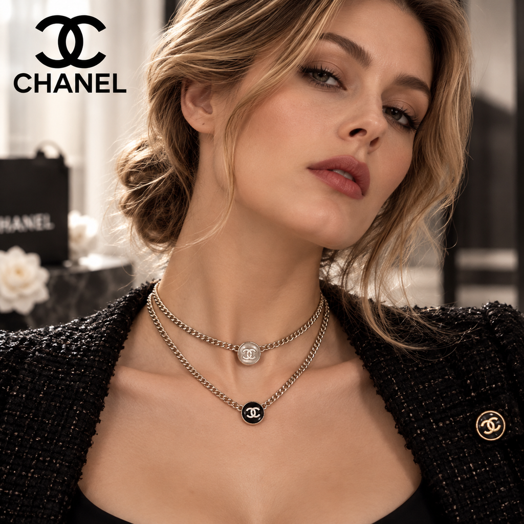 CHANEL P60 Vintage Chain Necklace