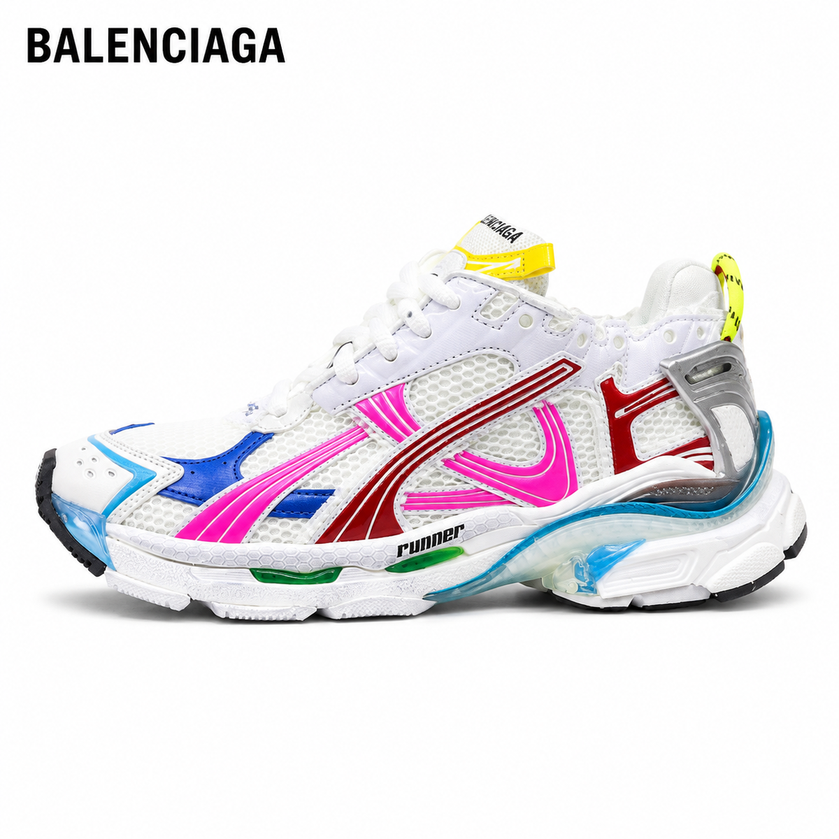 Balenciaga Men's Synthetic Lace-Up Sneakers, Style 426895