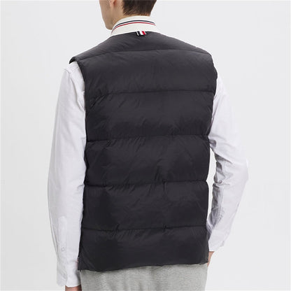 Thom Browne 4-Bar Down vest