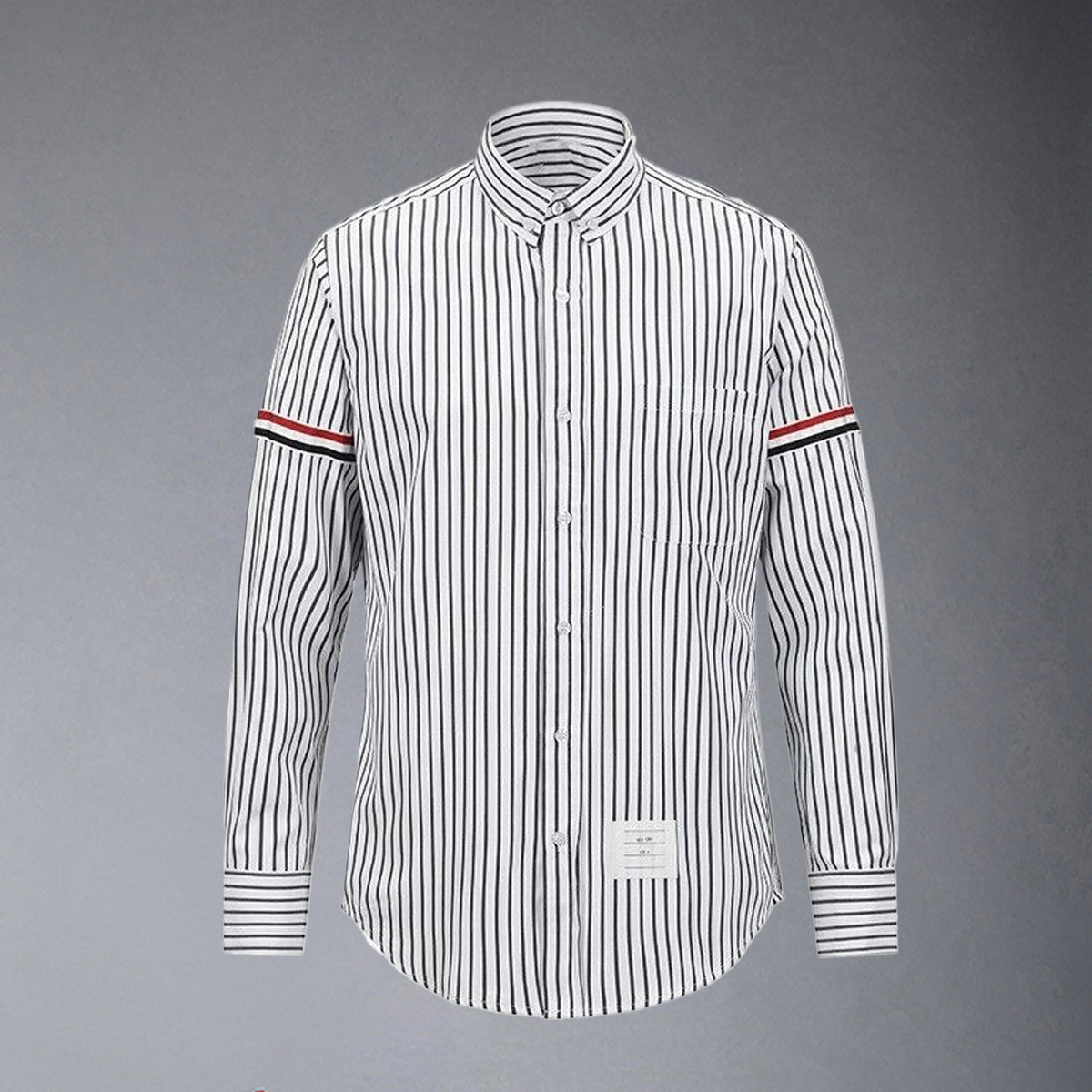 Thom Browne 4-Bar Stripes Shirt