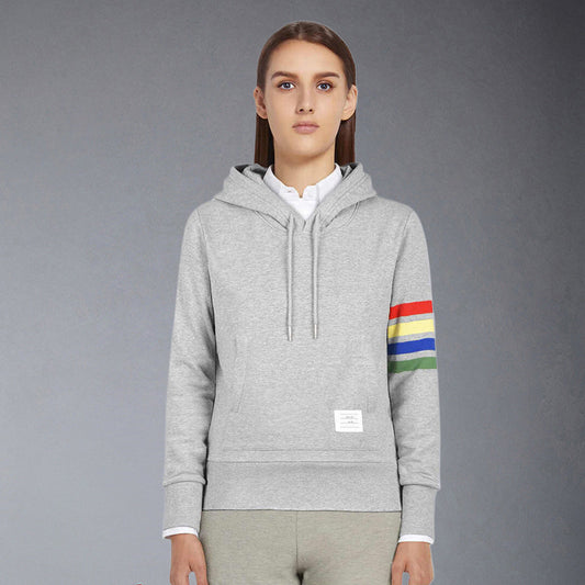 Thom Browne  4-Bar Couple Hoodie