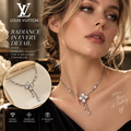 LOUIS VUITTON Four-Leaf Clover Chain Necklace | Fashion Jewelry