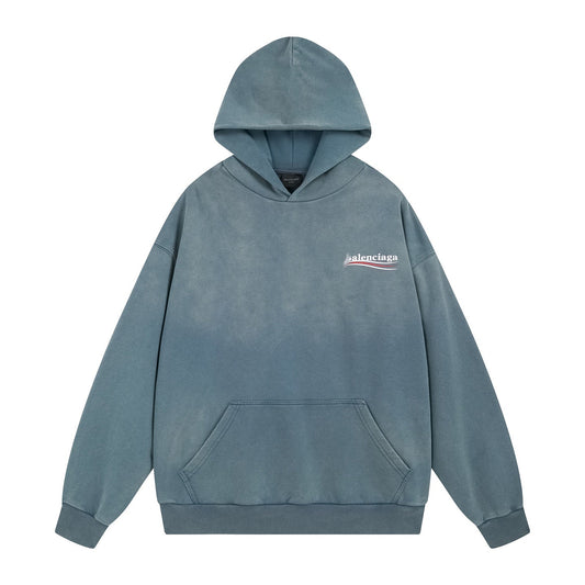 2025SS Logo Print Couples Hoodie – Unisex Streetwear