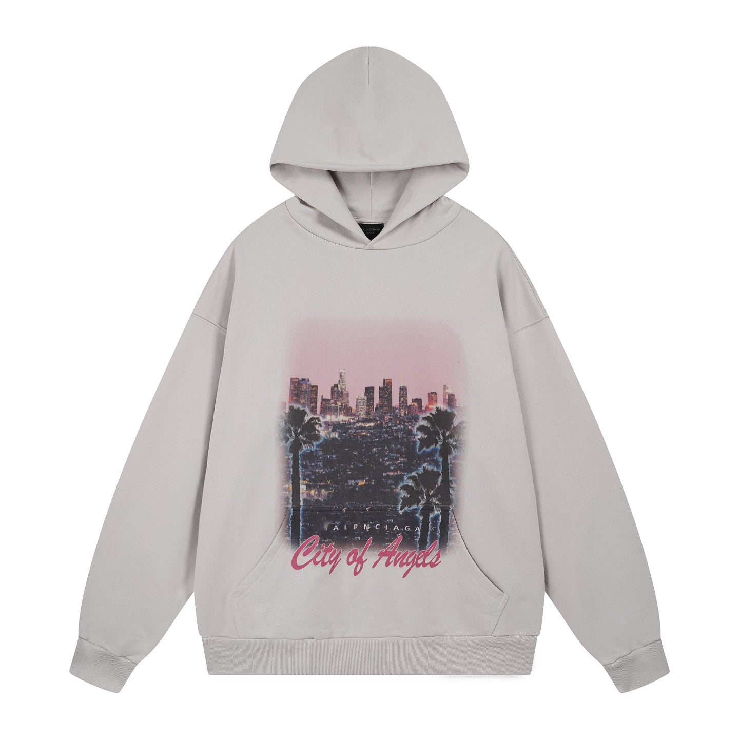 2025SS Print Loose Fit Hoodie | Unisex Oversized Cotton Streetwear