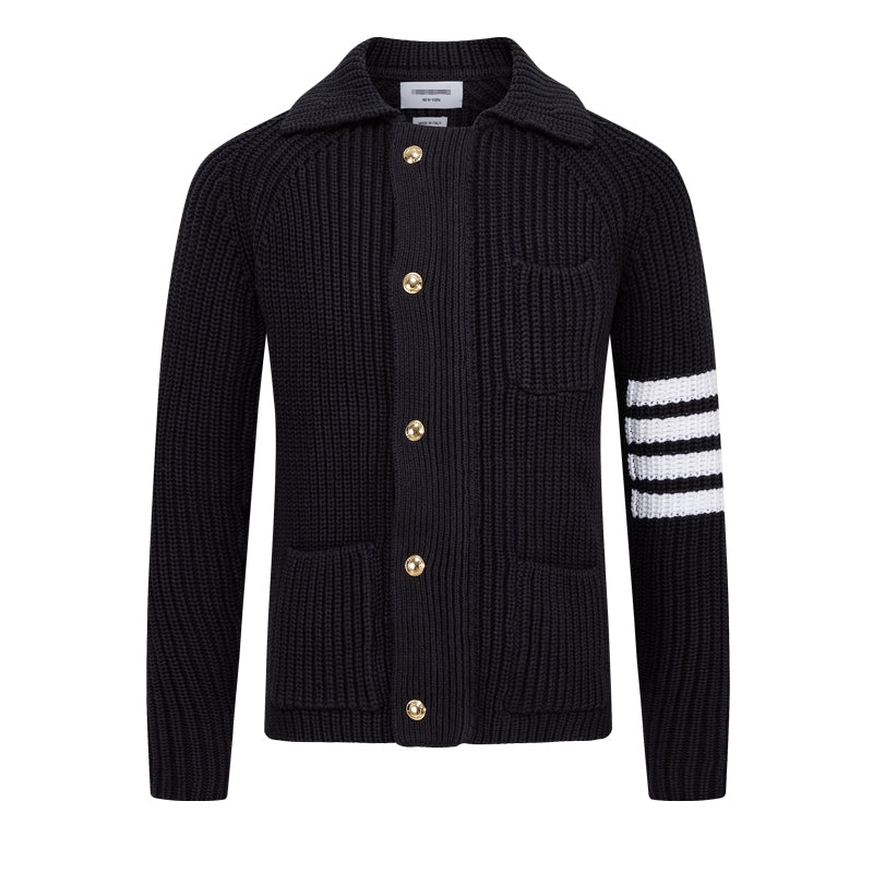 Thom Browne Knitted sweater coat