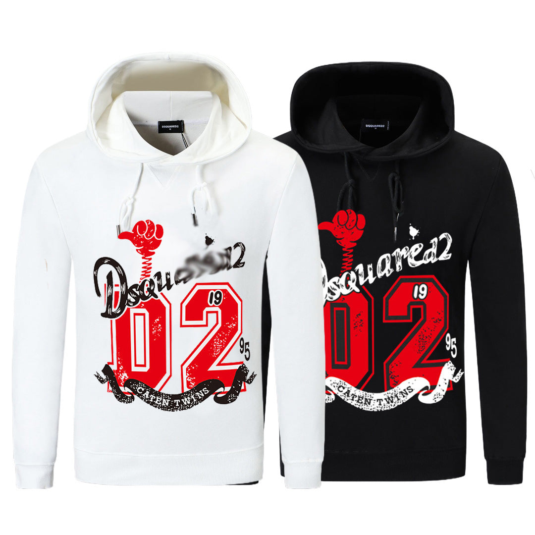New-D2 LOGO Print Hoodie