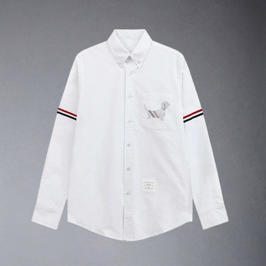 Thom Browne  4-Bar Stripes Shirt