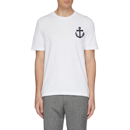 Thom Browne  Anchor embroidery T-shirt
