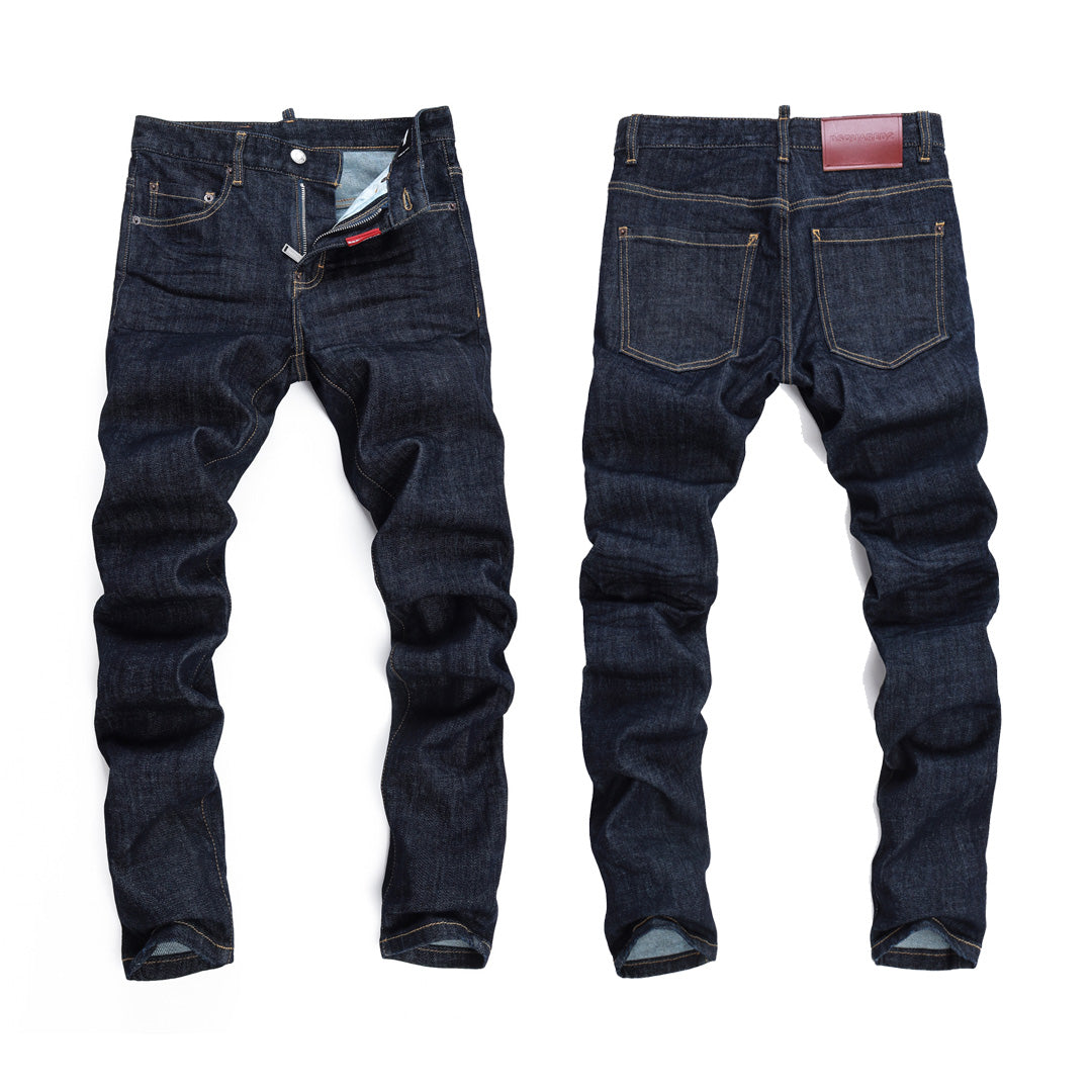New-DSQ2 Ripped Patch Jeans