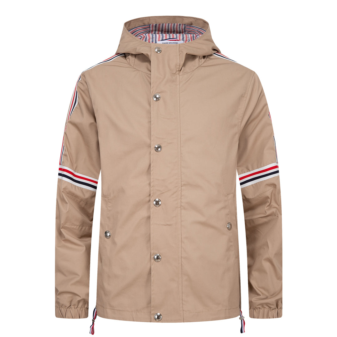 Thom Browne  Khaki Hooded Jacket