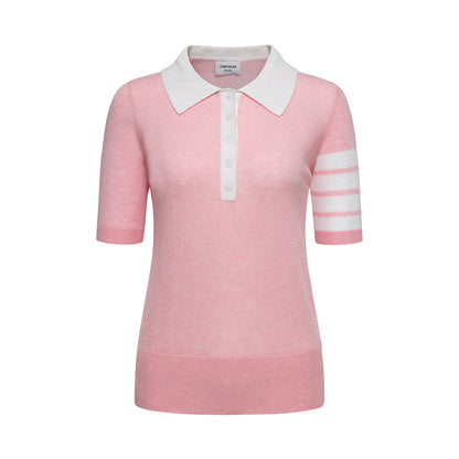 Thom Browne  Women Flowers POLO shirt