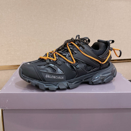 Balenciaga Unisex Distressed Vintage Leather Sneakers | Runway-Inspired Style