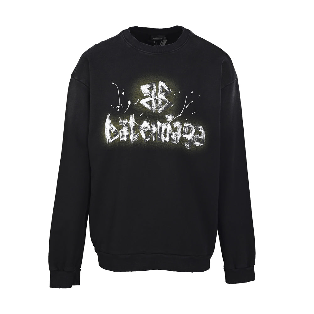 2025SS Black Oversized Hoodie