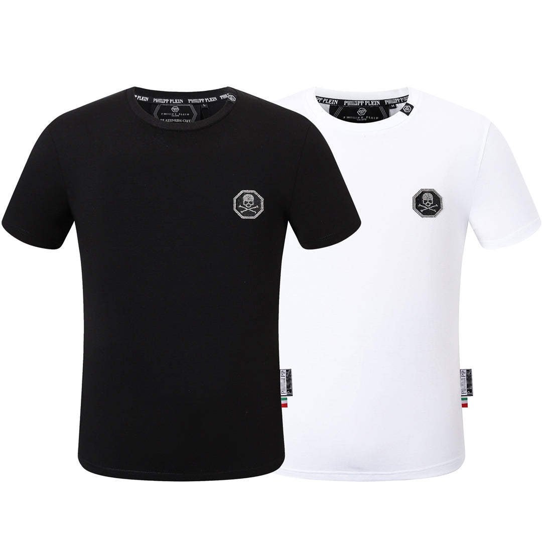 PIEIN Hot stamping Skull T-shirt