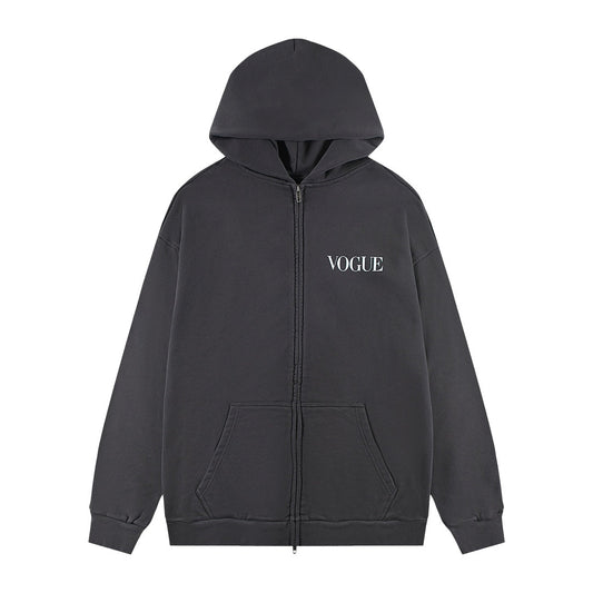 2025SS Balenciaga Print Logo Hoodie – 100% Cotton Oversized Streetwear