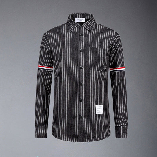 Thom Browne 4-Bar Thick Shirt