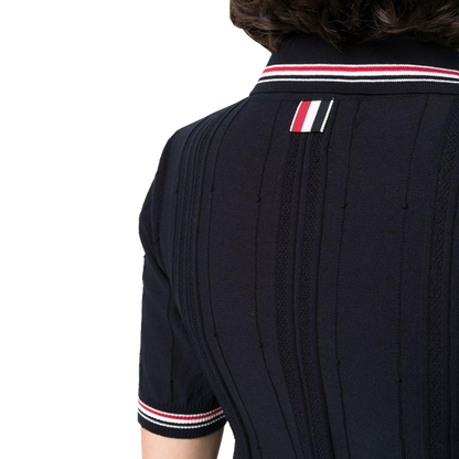 Thom Browne Women Ribbon POLO shirt