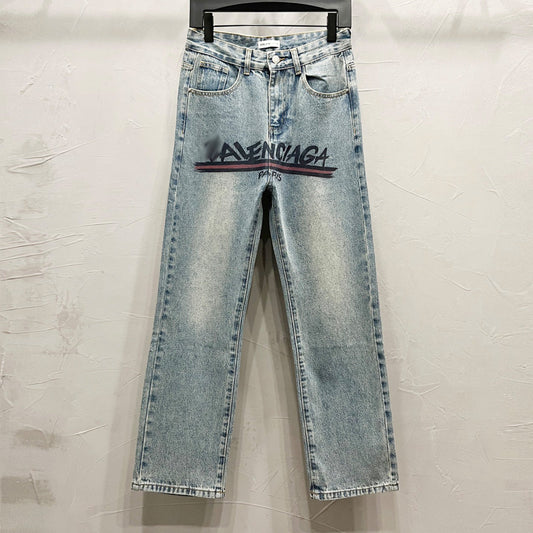 2025SSNew Man Graffiti Jeans