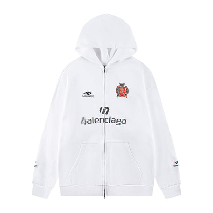 2025 Oversized Collaboration Print Hoodie | Unisex Streetwear Sweatshirt