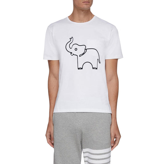 Thom Browne  Elephant print T-shirt