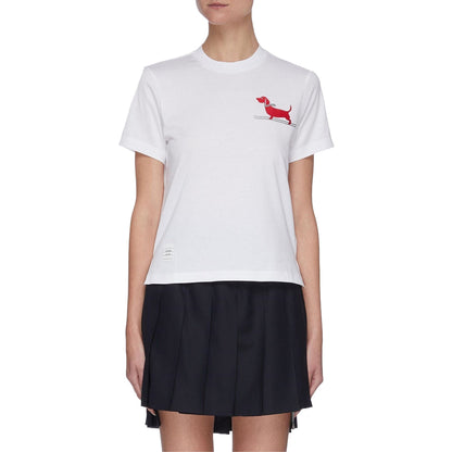 Thom Browne Ski Dog Print T-shirt