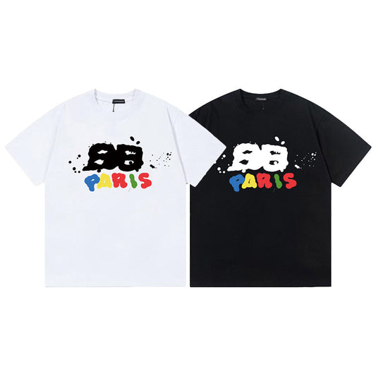 Balenciaga 2025SS Oversized Graphic Print T-Shirt