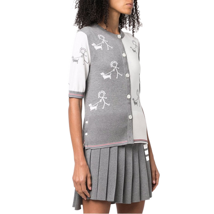 Thom Browne  Women puppy POLO shirt