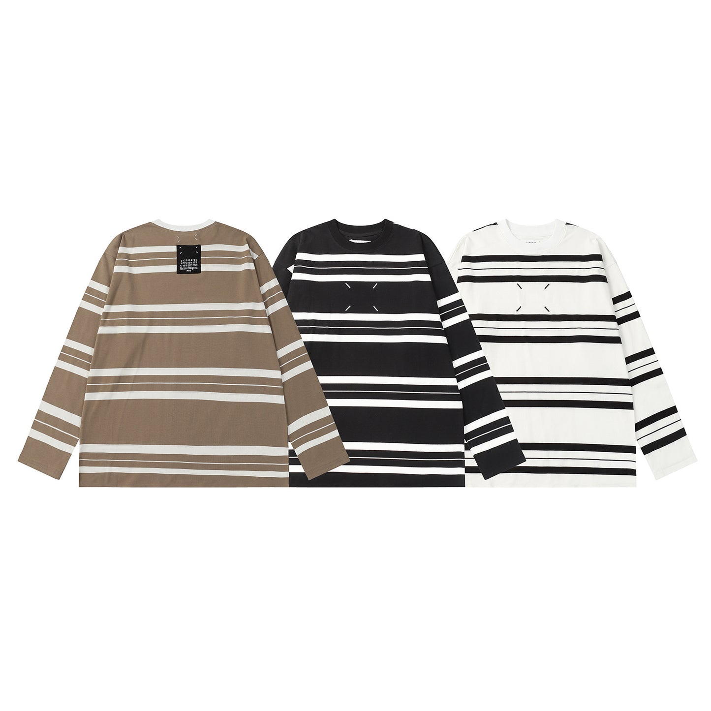 Maison Margiela 2026 Couples' Style Striped Hoodie