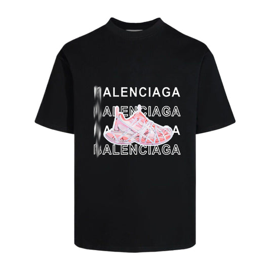 Oversized Loose Fit T-Shirt | 100% Cotton | Black White Blue