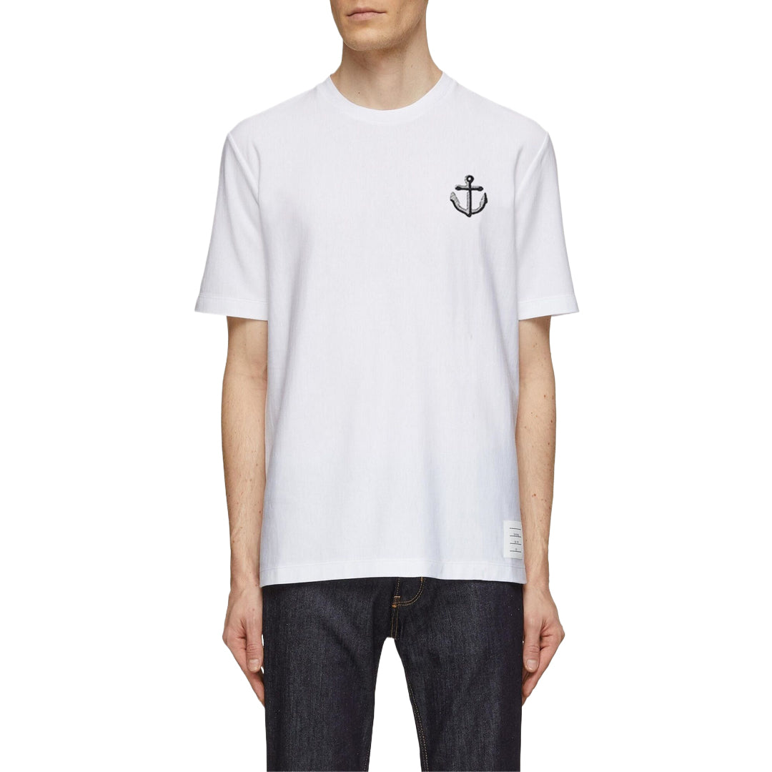 Thom Browne Anchor embroidery T-shirt