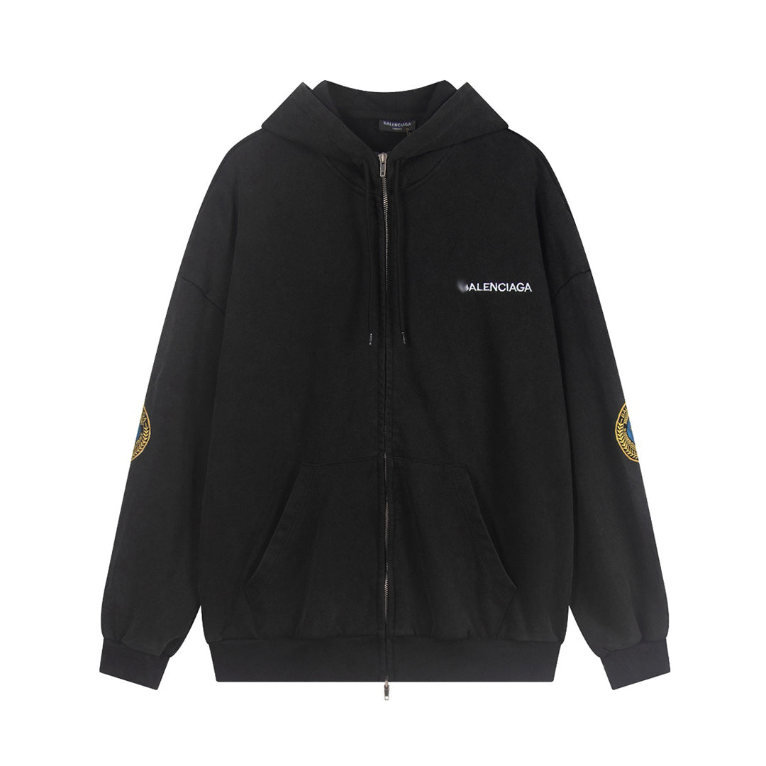 2025SS Unisex Oversized Couples Hoodie – Premium 100% Cotton Crew Neck Sweatshirt