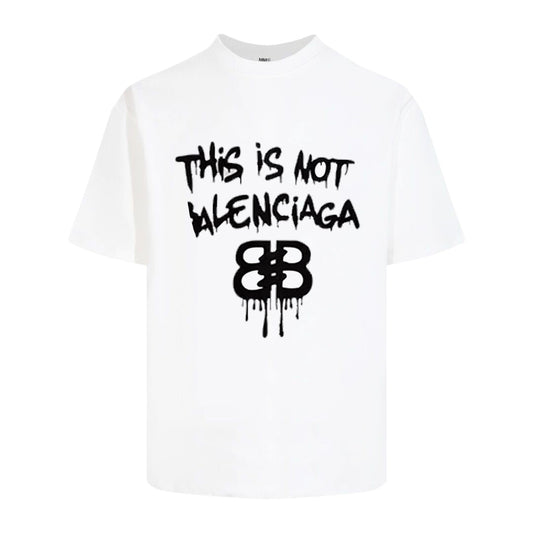 Balenciaga 2025SS Oversized Logo Cotton T-Shirt