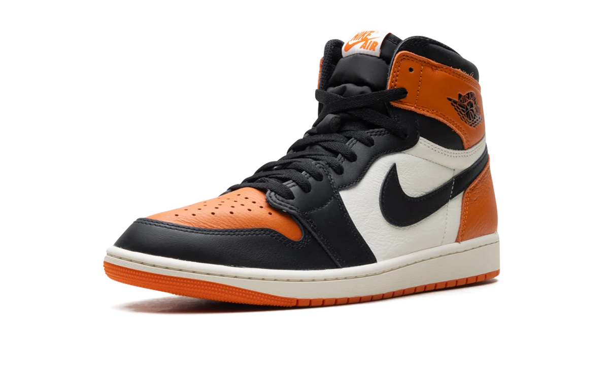 Nike Air Jordan 1 Retro High Orange Black & White Sneakers