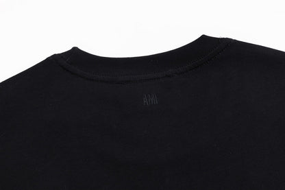 AMI Paris 2026 Signature Unisex T-Shirt - Premium Cotton Tee