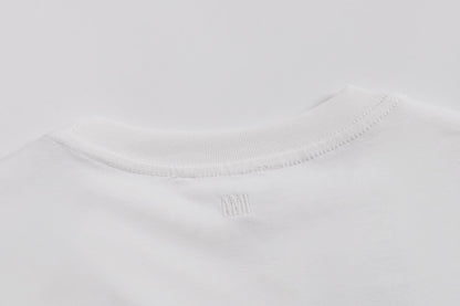 AMI Paris Neutral Tones Unisex T-Shirt - Premium Cotton Tee