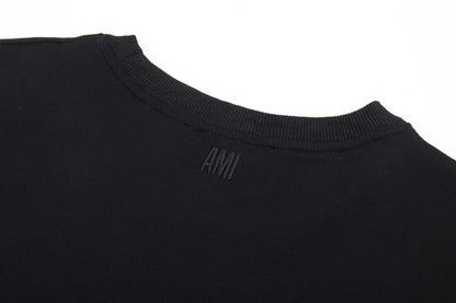 AMI Paris Minimalist Unisex T-Shirt - Premium Cotton Tee