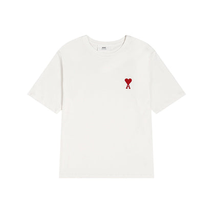 AMI Paris Heart Logo Unisex T-Shirt - Premium Cotton Tee