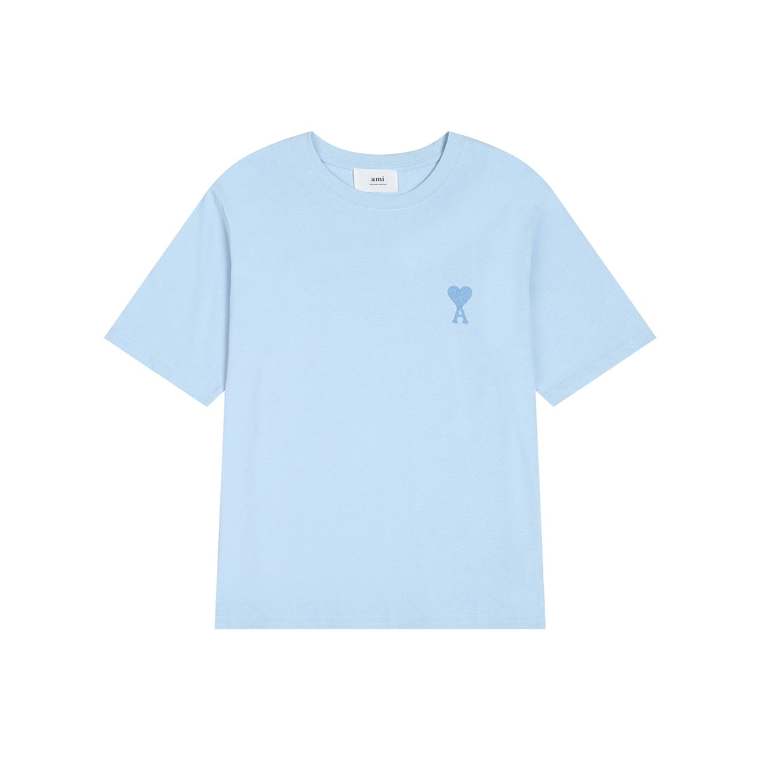 AMI Paris Heart Logo Unisex T-Shirt - Premium Cotton Tee